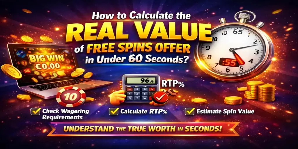 Real Value of Any Free Spins Offer in Under 60 Seconds