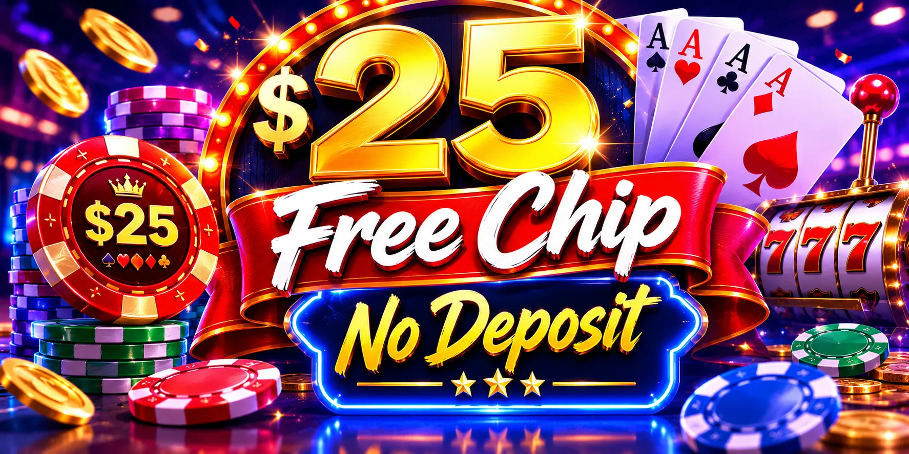 $25 Free Chip No Deposit