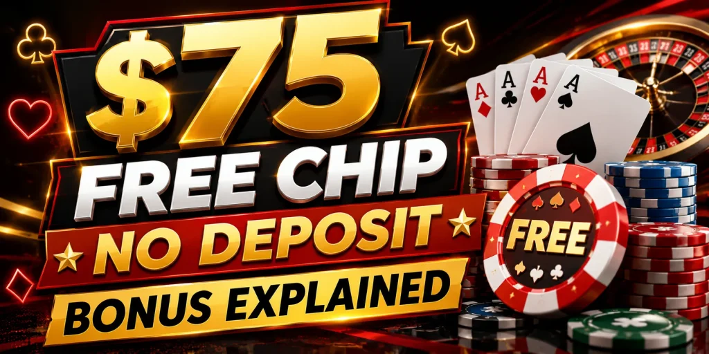 $75 Free Chip No Deposit Bonus Explained