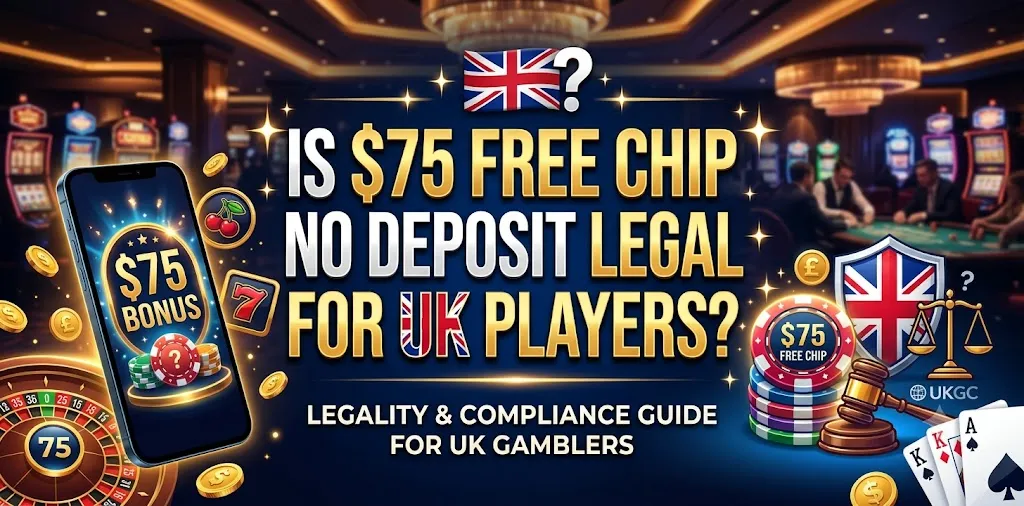 Is $75 Free Chip No Deposit Legal For UK Players