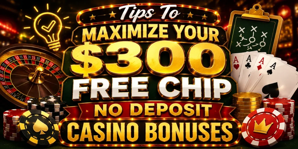 Tips To Maximize Your $300 Free Chip No Deposit Casino Bonuses