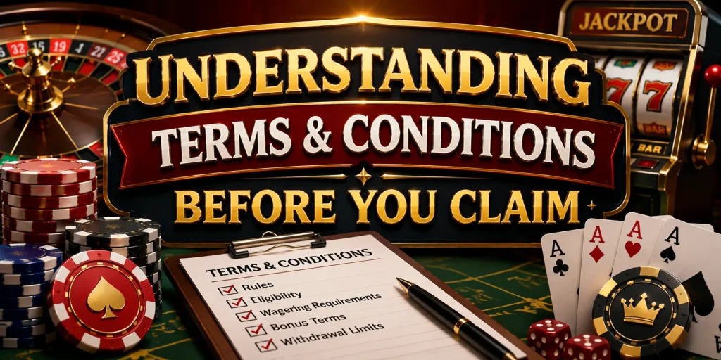 Understanding Terms & Conditions Before You Claim