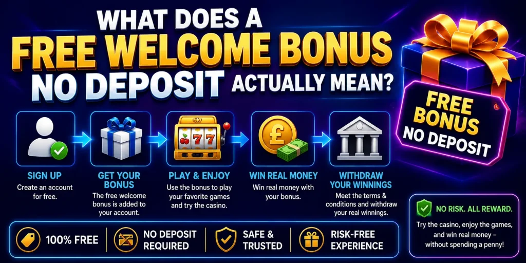 What Does A Free Welcome Bonus No Deposit Actually Mean