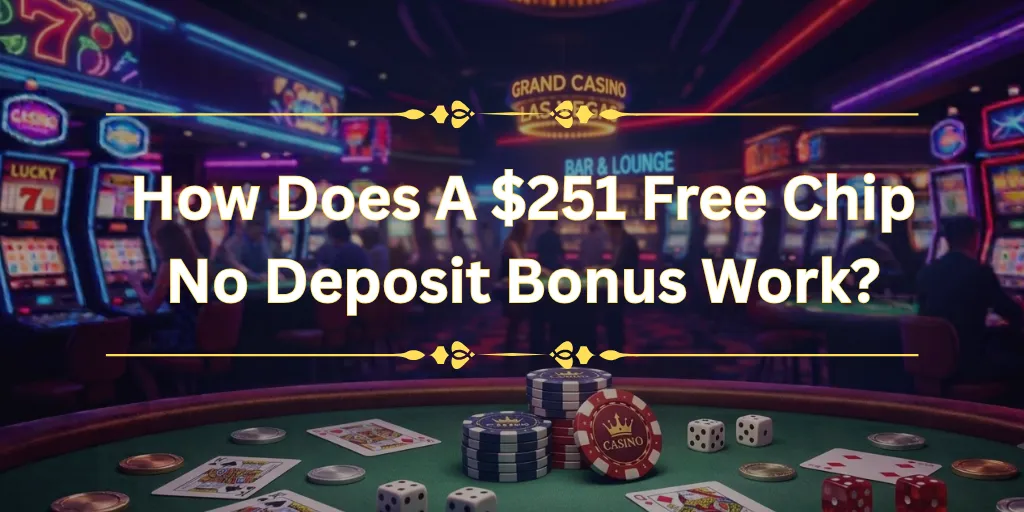 How Does A $251 Free Chip No Deposit Bonus Work
