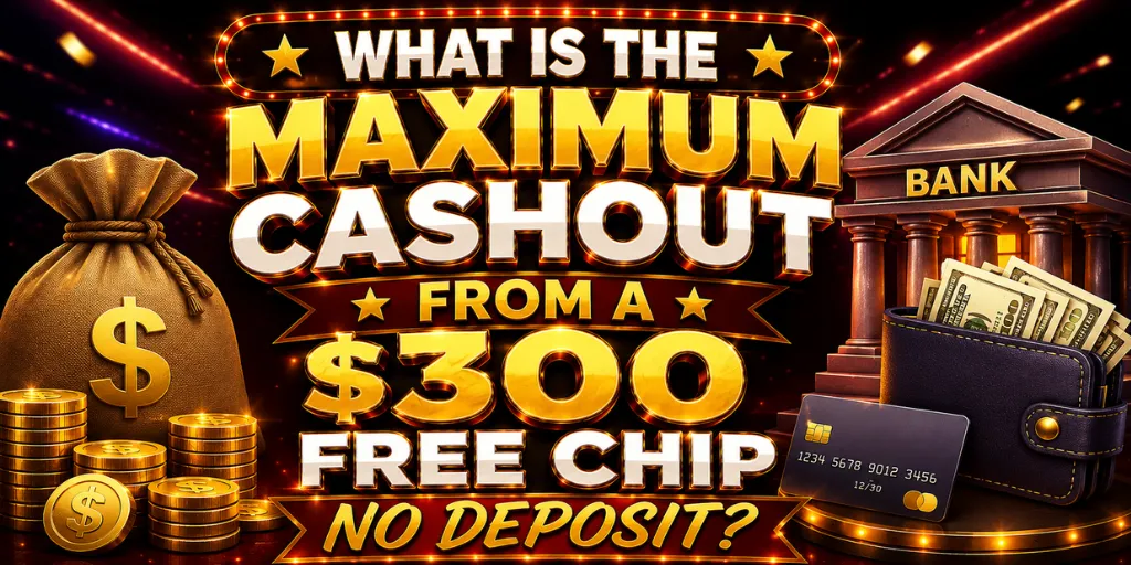 What Is The Maximum Cashout From A $300 Free Chip No Deposit