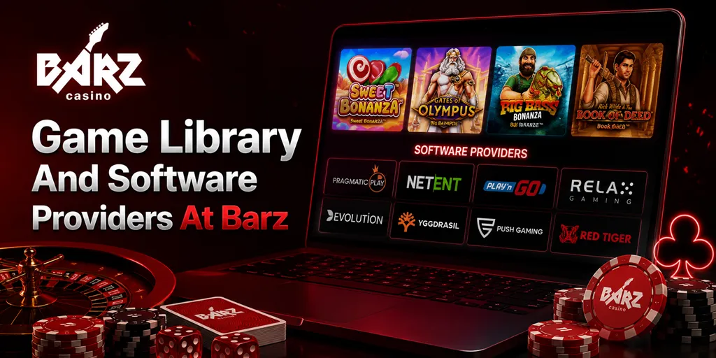 Game Library And Software Providers At Barz