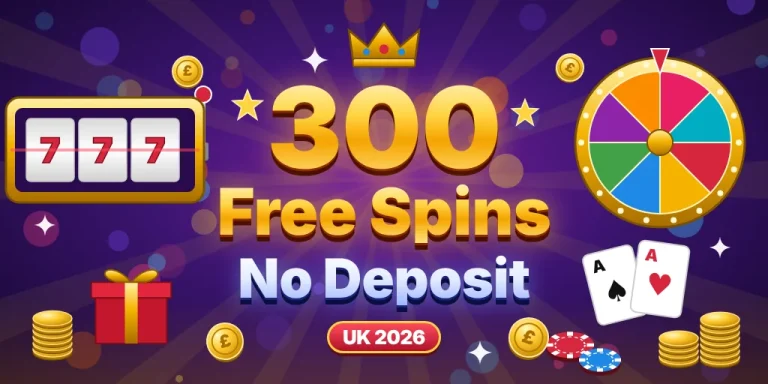 300 Free Spins No Deposit UK