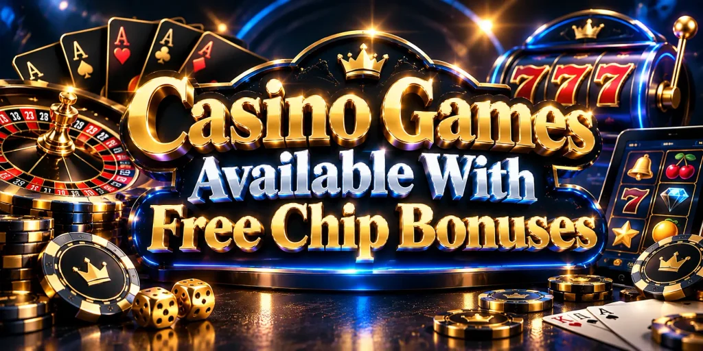 Casino Games Available With Free Chip Bonuses