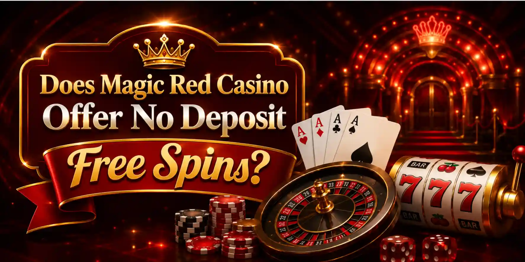 Does Magic Red Casino Offer No Deposit Free Spins?