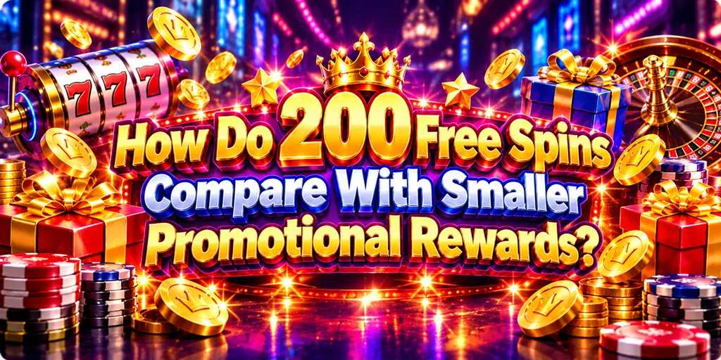 How Do 200 Free Spins Compare With Smaller Promotional Rewards?