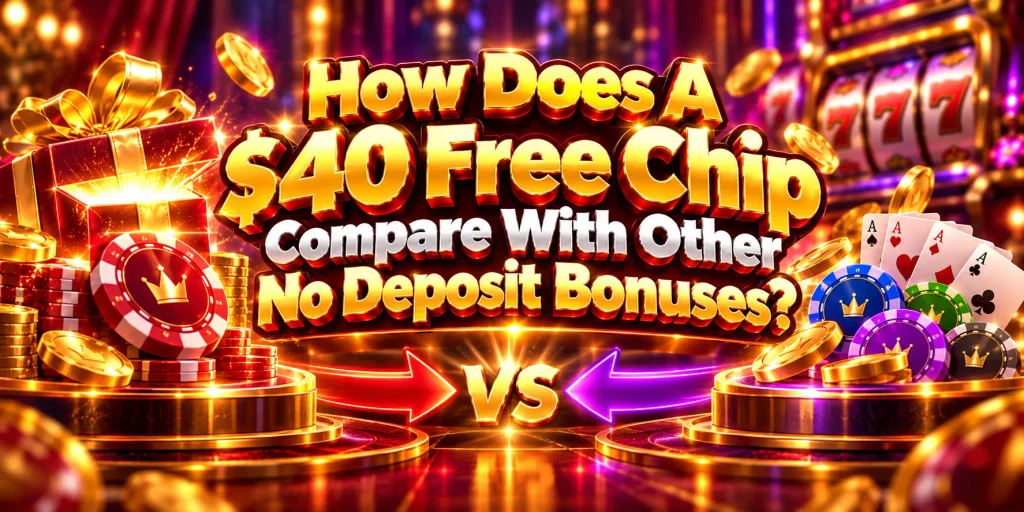 How Does A $40 Free Chip Compare With Other No Deposit Bonuses?