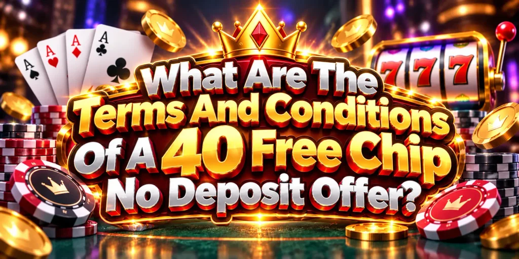 What Are The Terms And Conditions Of A 40 Free Chip No Deposit Offer?