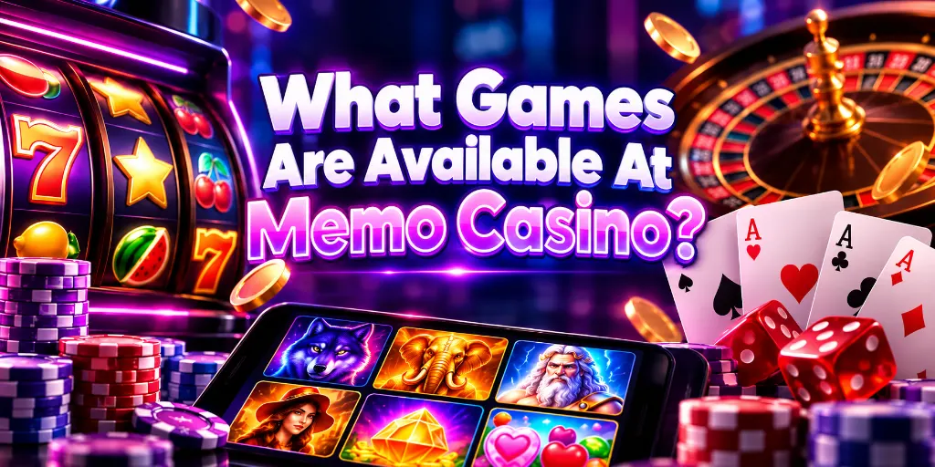What Games Are Available At Memo Casino?