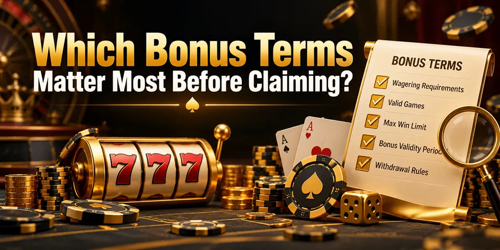 Which Bonus Terms Matter Most Before Claiming?