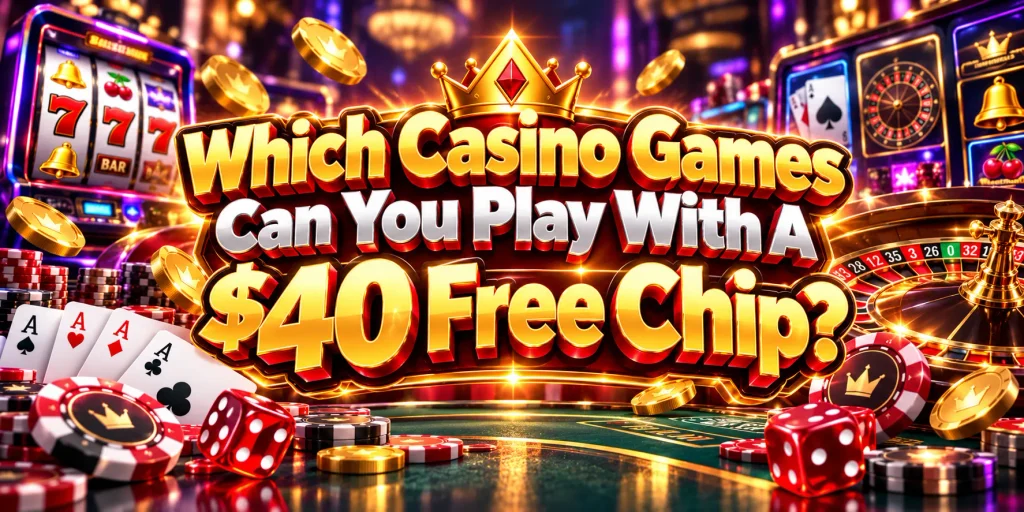 Which Casino Games Can You Play With A $40 Free Chip?