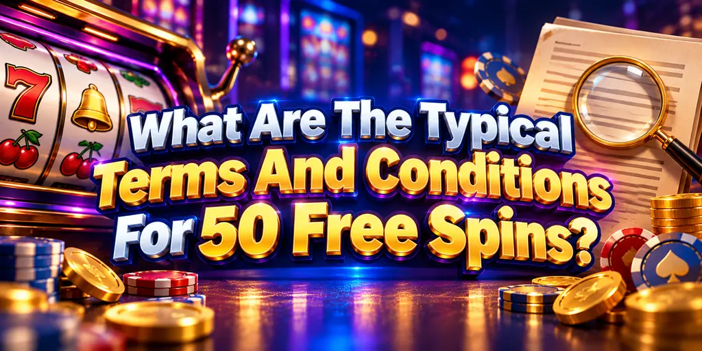 what are the typical terms conditions 50 free spins